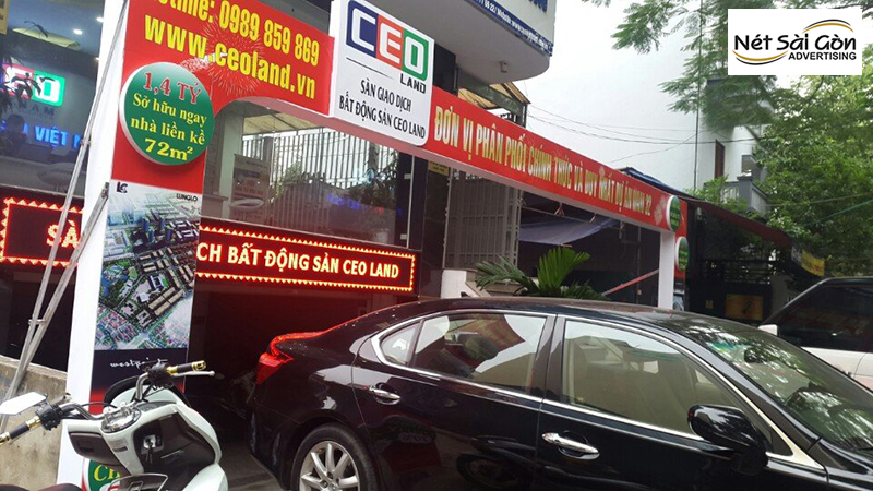cổng chào quảng cáo